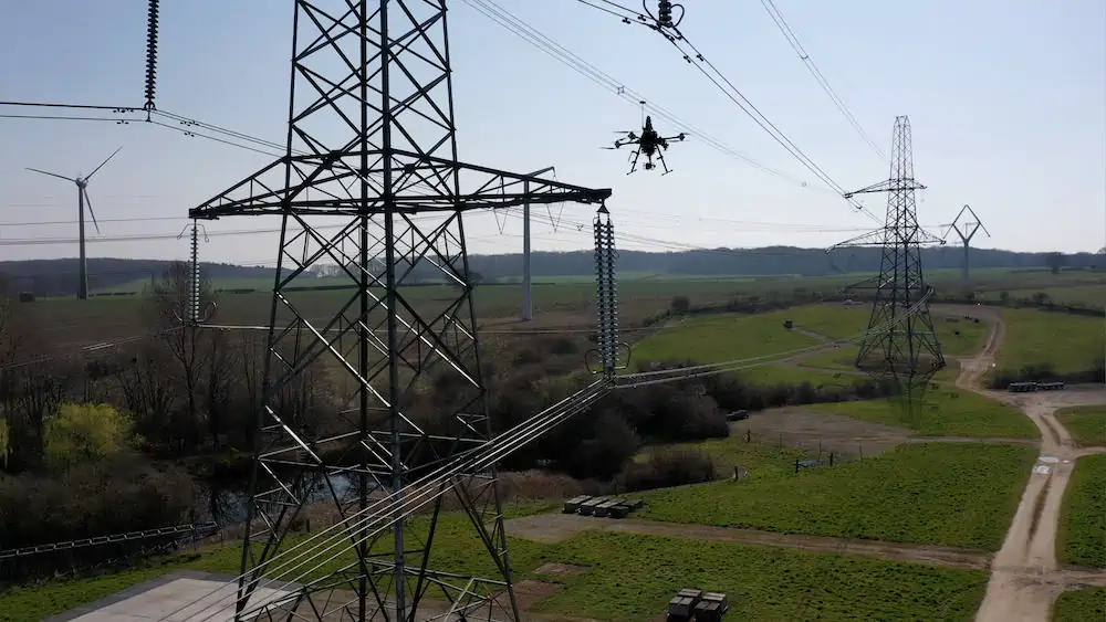 National Grid Trials Drones for Automated Pylon Inspection