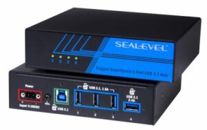 Rugged SuperSpeed 4-Port USB 3.1 Hub by Sealevel Systems