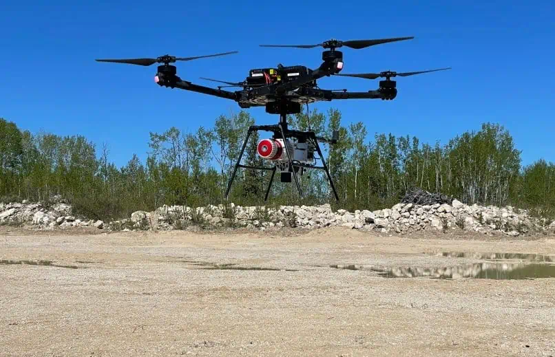 UAV with Phoenix LiDAR scanner