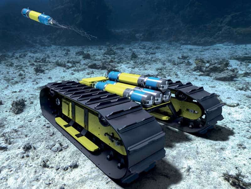Amphibious Crawling Robots for Defense and Commercial Applications