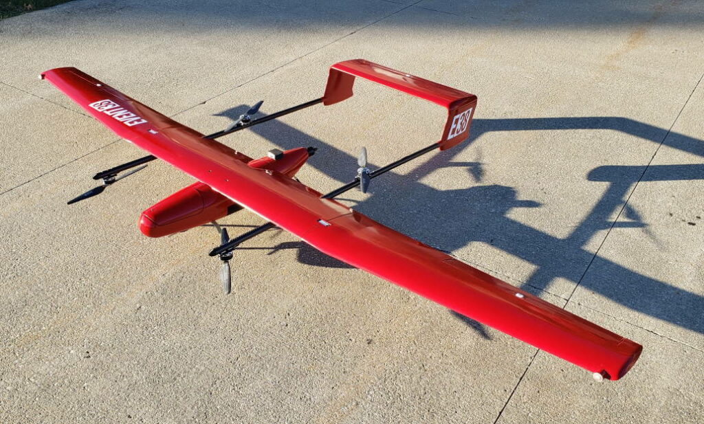 E400 VTOL fixed-wing mapping drone