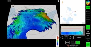 Real-time FLS imagery created on-board MSubs by Vigilant during sea-trial in ‘Hand Deeps’ area, near Plymouth UK. 3D Depth mode