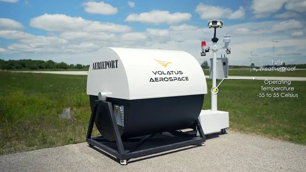 AeriePort Autonomous Remote Drone Station