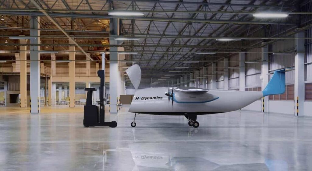 hydrogen powered logistics drone