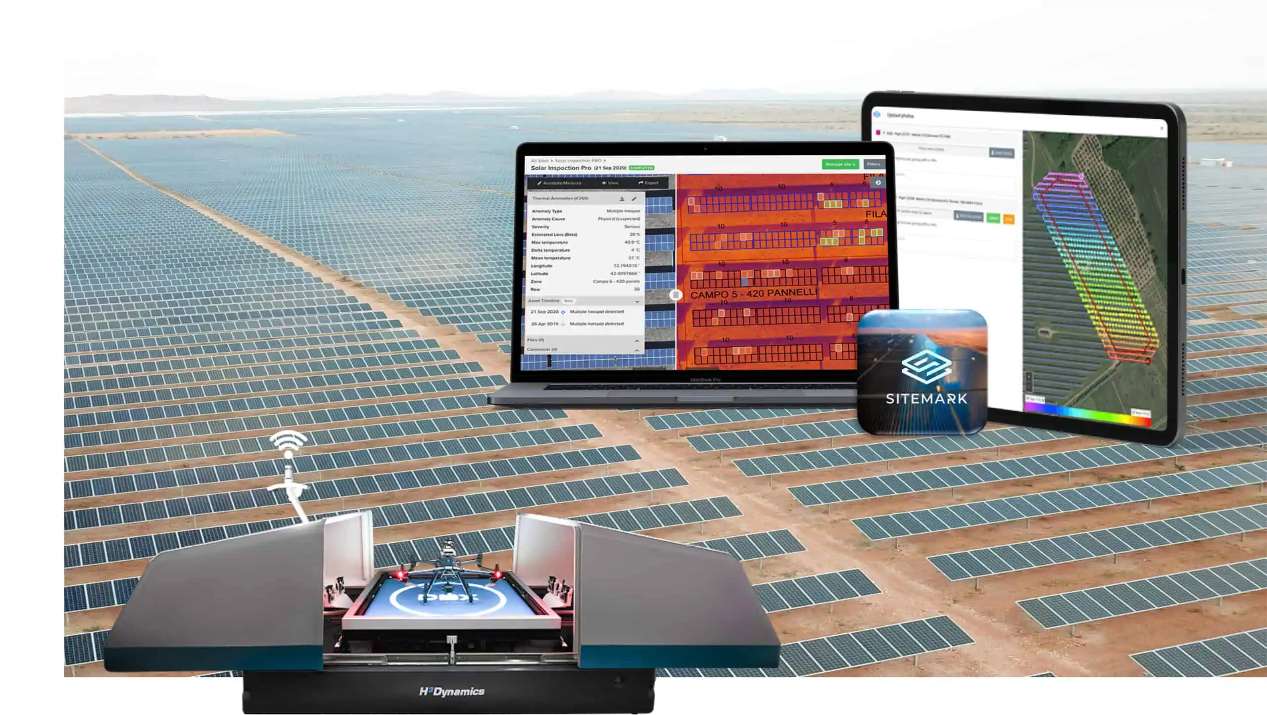 Autonomous Drone Stations Launched to Assist Solar Farm Monitoring ...