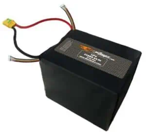 12S LiPo UAV battery ideal battery pack for a range of larger multirotor drone applications