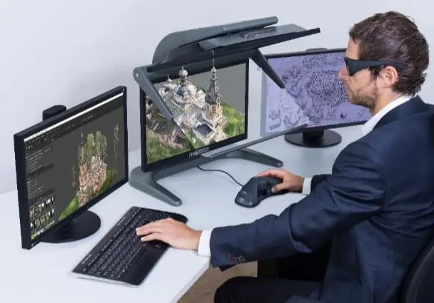 3D monitor for UAS photogrammetry