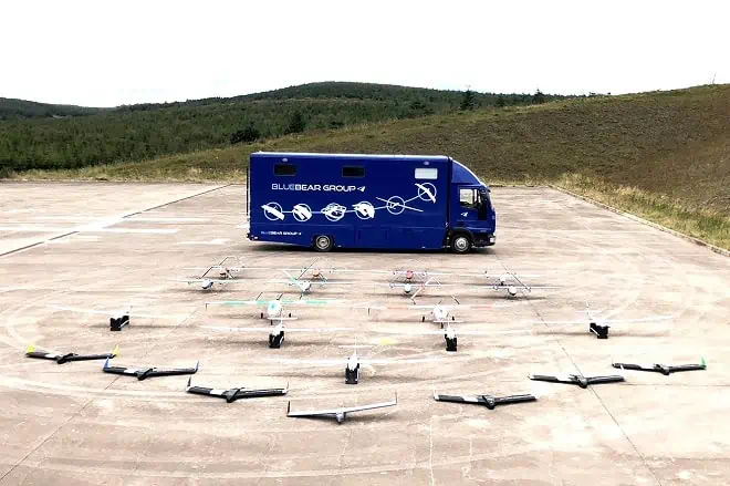 Blue Bear drone swarm