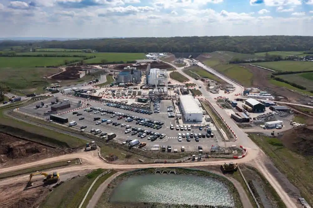 Drone image of Long Itchington Wood Tunnel site2