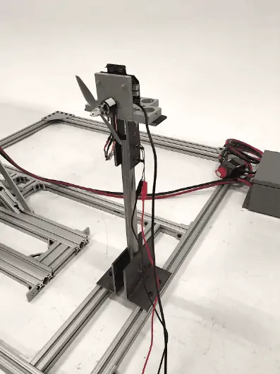 Figure 3: Prototype thrust stand for vibration testing