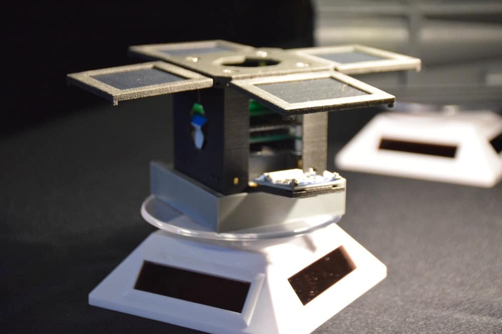 3D printed engineering PocketQube satellite model “Discovery”