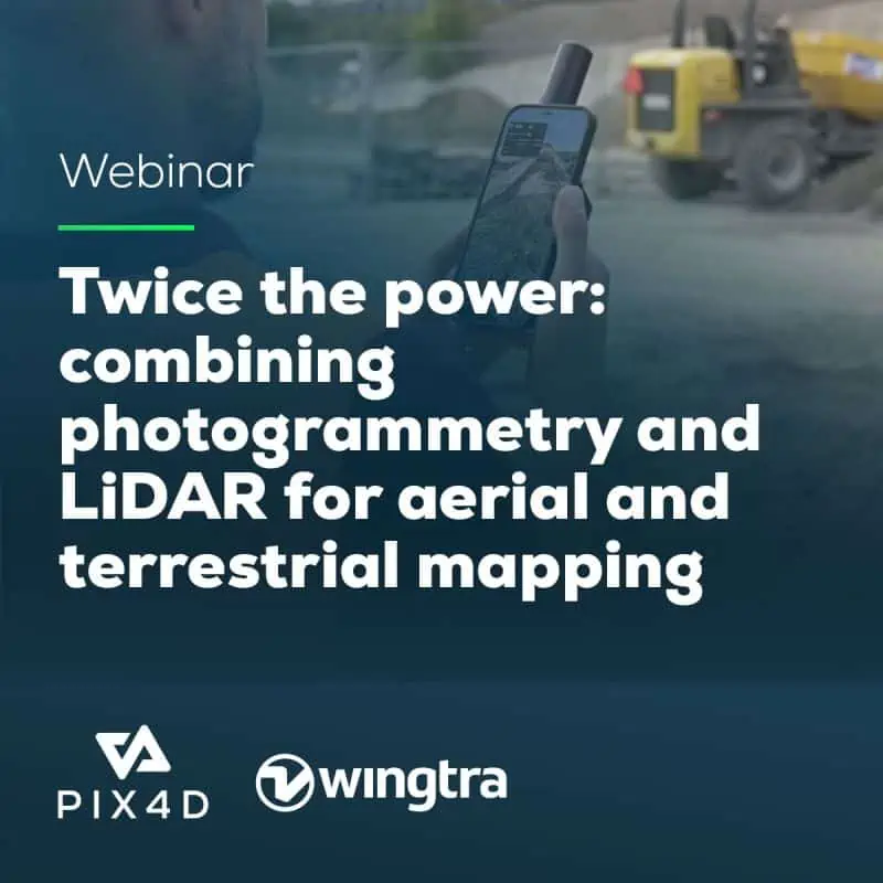 Combining photogrammetry and LiDAR for aerial and terrestrial mapping