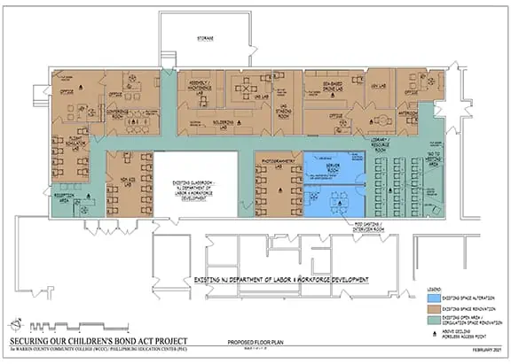 The new 5,000+sq.ft. Warren Robotics Research Center will contain three uniquely equipped classrooms as well as dedicated labs for land, water, and ground vehicles, maintenance and repair lab plus a lecture/presentation space and pod cast studio.