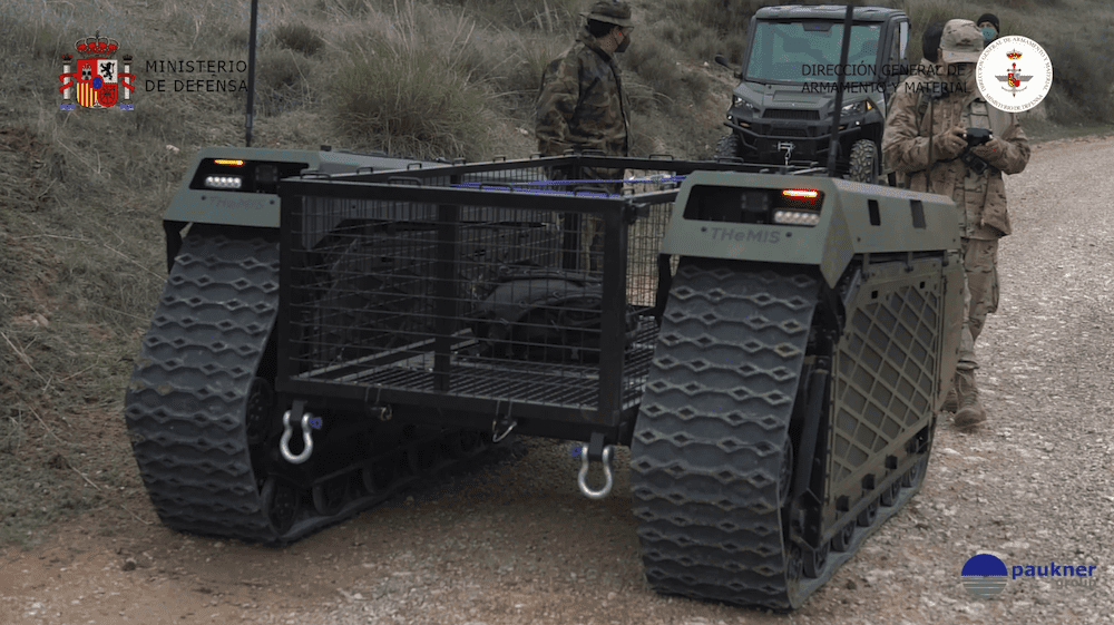 Spanish Army Receives First THeMIS UGV