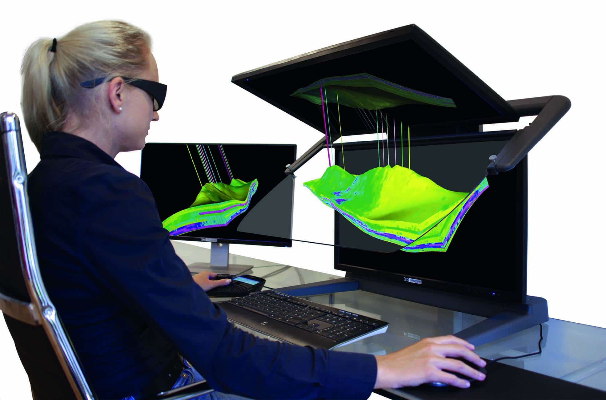 Stereoscopic 3D-Visualization for the Oil & Gas Industry
