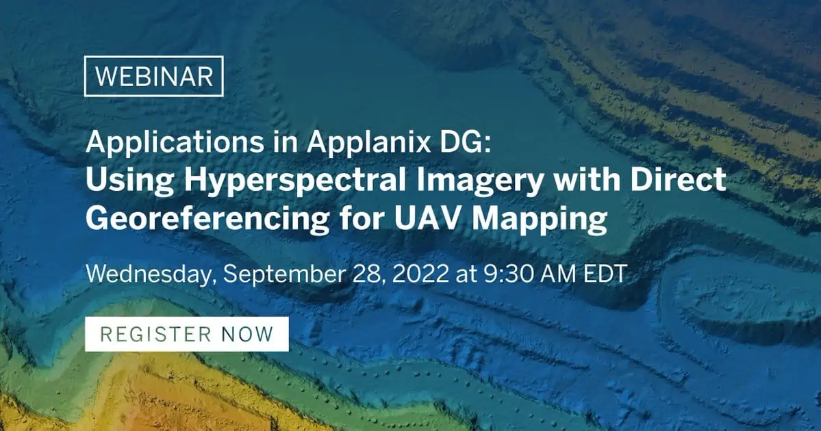 Using Hyperspectral Imagery with Direct Georeferencing for UAV Mapping