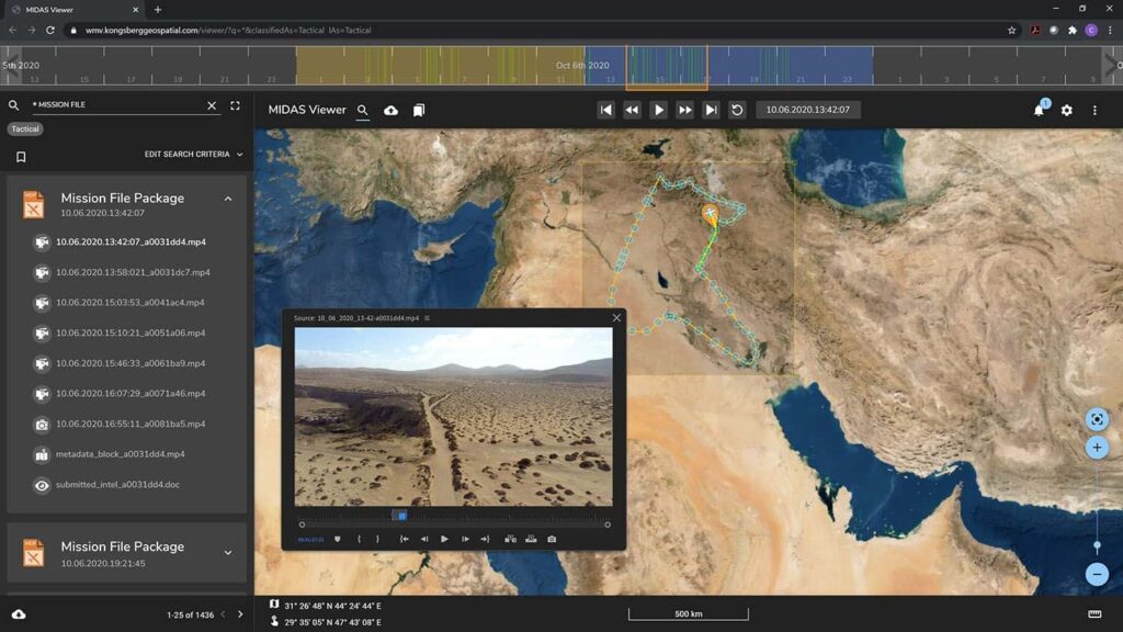 UAS ISR data processing