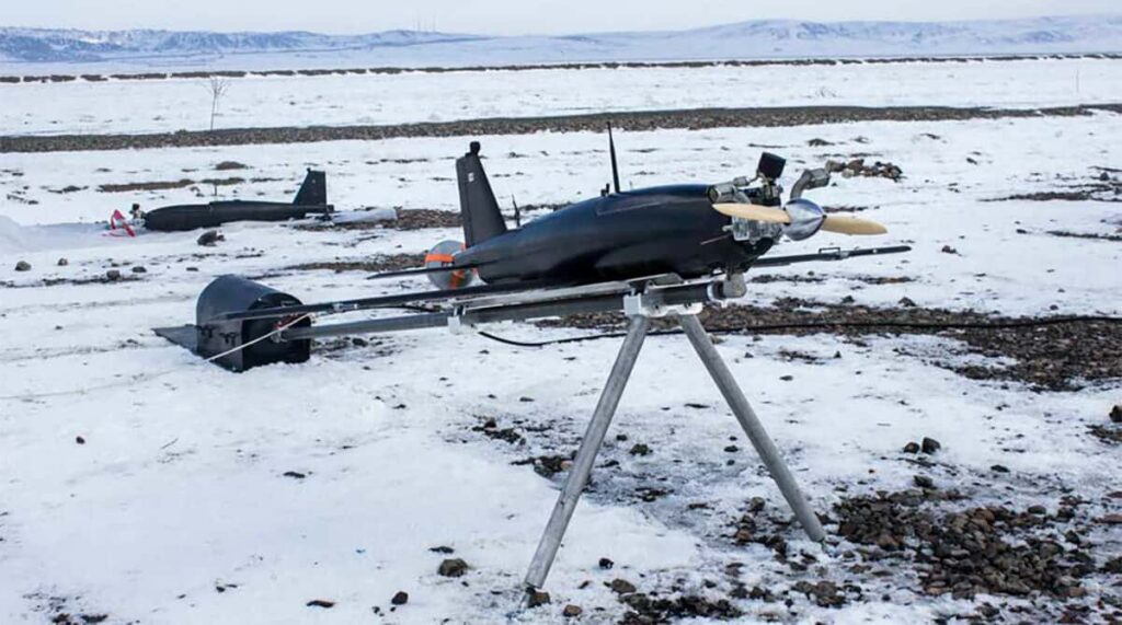 CNG-V fixed wing UAV