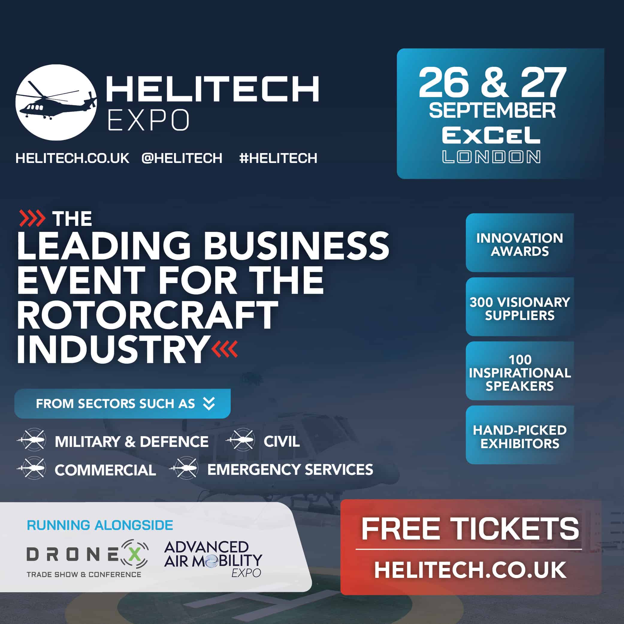 Helitech Expo 2023 Unmanned Systems Technology