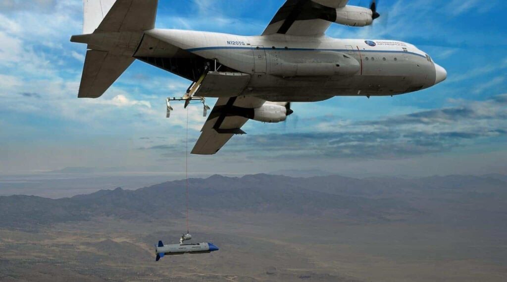 dynetics in flight UAS recovery