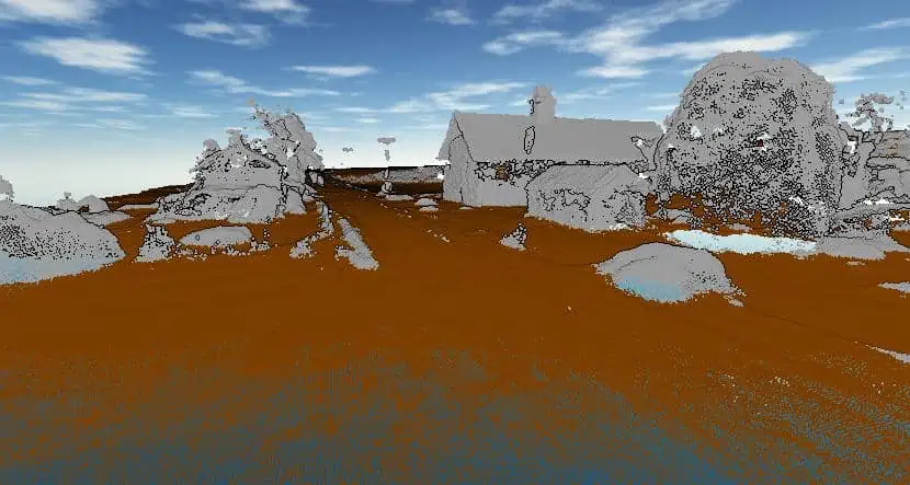 The ground classified point cloud can be further analyzed or exported to a supported lidar format.