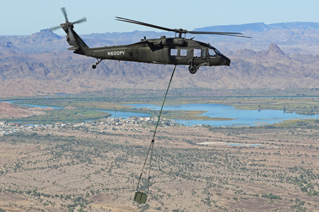 Autonomous unmanned Black Hawk helicopter