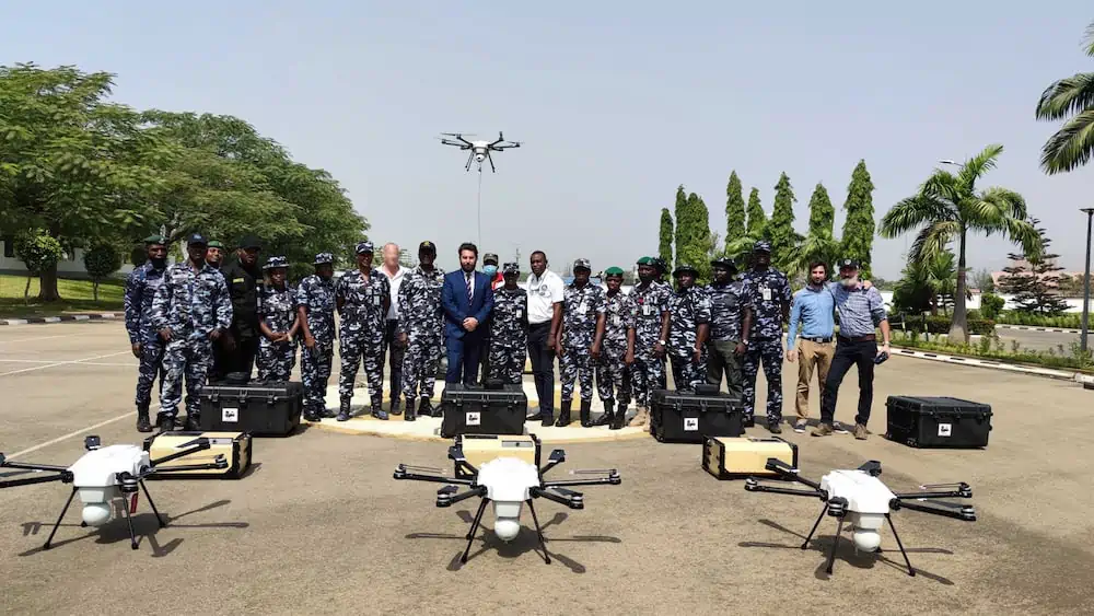 Nigerian Police uses Elistair Orion UAVs for border protection