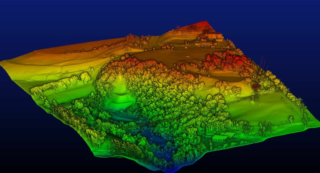 LiDAR pointcloud from YellowScan Vx20 2