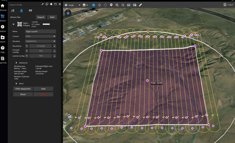 p330-pro-vtol-drone-route-planning-mine-site