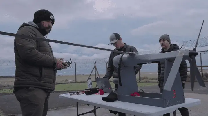 Engineers ready ALTIUS-600 for flight at Predannack Airfield in Cornwall, UK