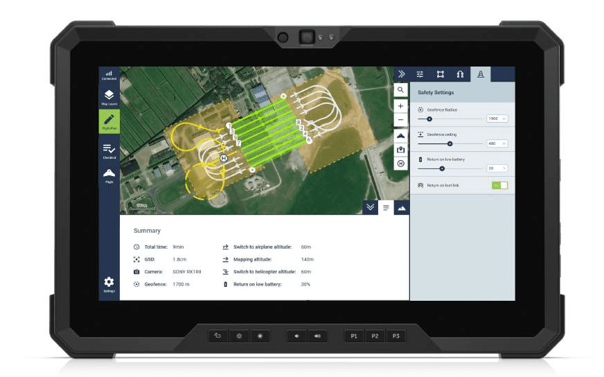 vtol uas flight planning software
