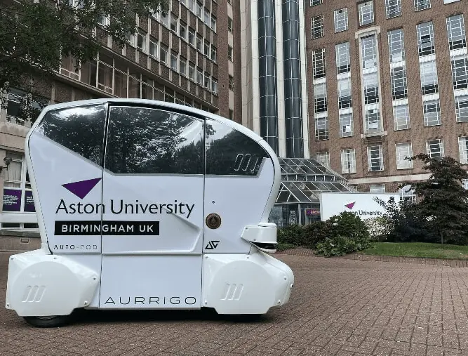 Aston University project with Aurrigo improves its driverless vehicle’s capabilities