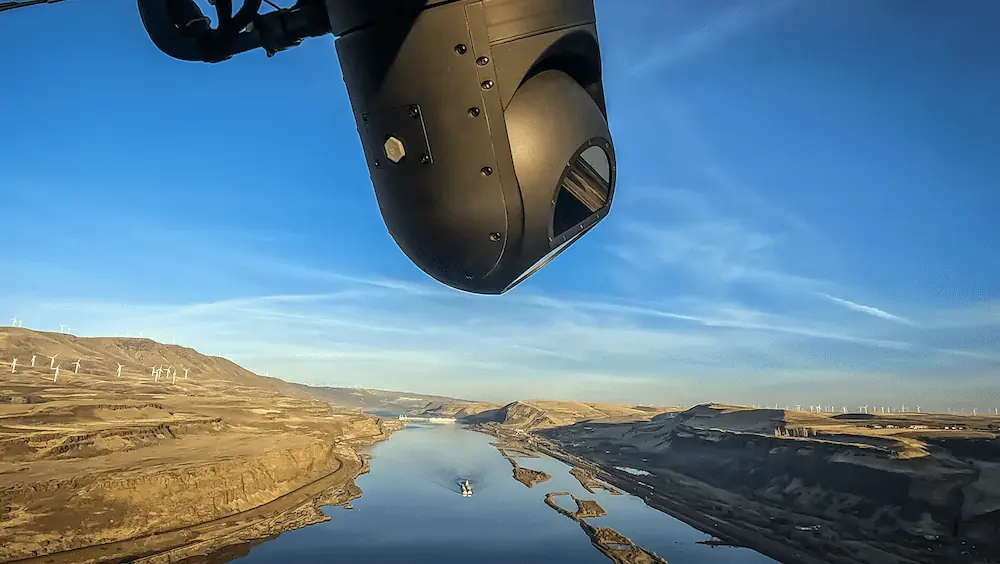 PT-8 DN test flight gorge