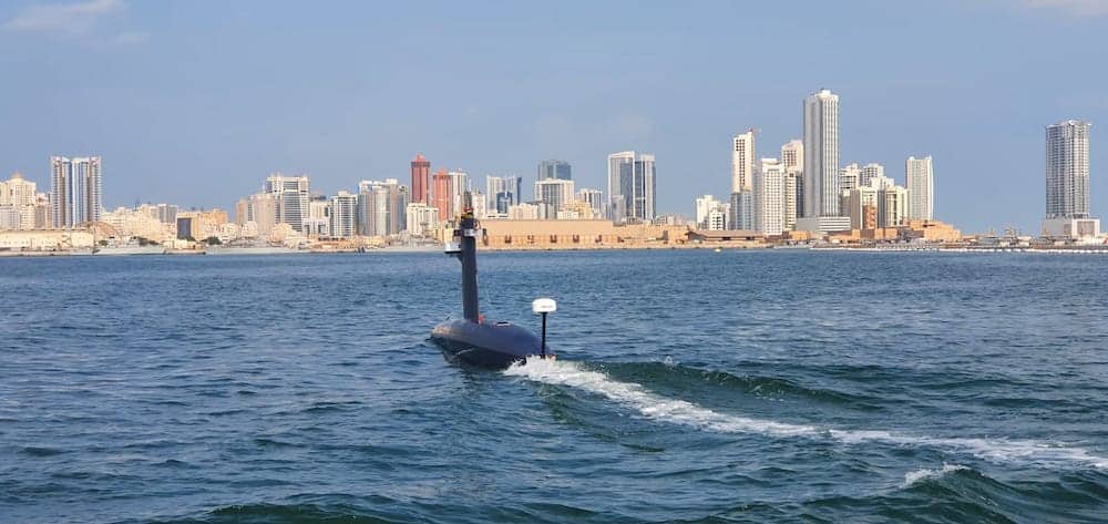 The DriX USV was selected to take part to the IMX23 exercice in Bahrain