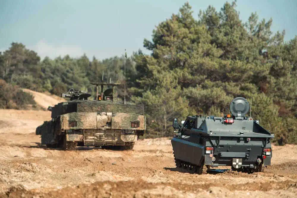 Heavy uncrewed ground vehicles testing at ATDU in Bovington