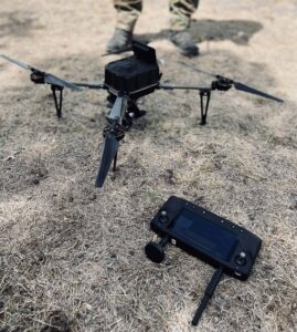 Fast Quadcopter military mission drone