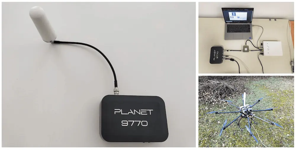 Planet 9770 satcom solution for drones