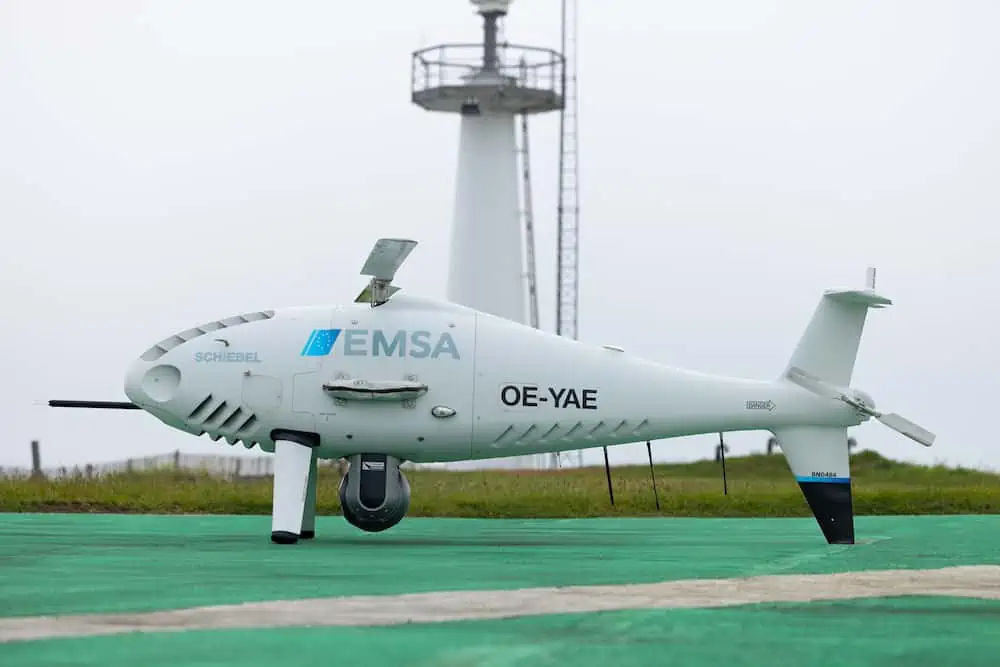 CAMCOPTER S-100 Supports Emission Monitoring & Maritime Surveillance for EMSA