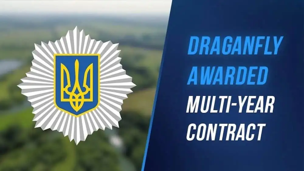 Draganfly Awarded Multi-Year Drone Training Contract by Ukraine Ministry of Interior