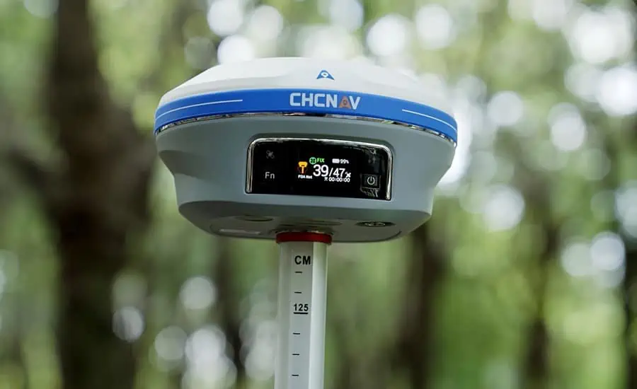 Figure 1. The i93 is an extremely versatile receiver that integrates the latest GNSS, Auto-IMU, RTK, and premium dual-camera technologies.