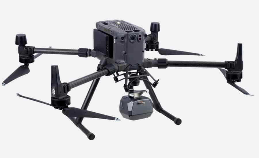 Figure 2. The C30 oblique camera that was installed on the DJI’s M300 UAV.