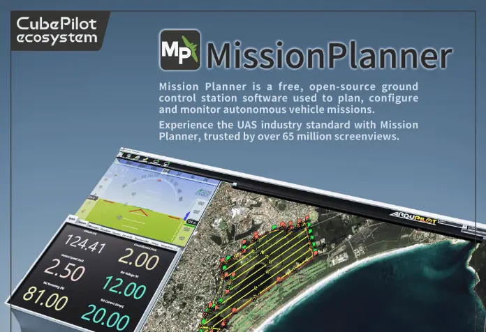 Mission Planner Achieves Over 65 Million Screenviews
