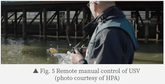 Remote control of OceanAlpha USV
