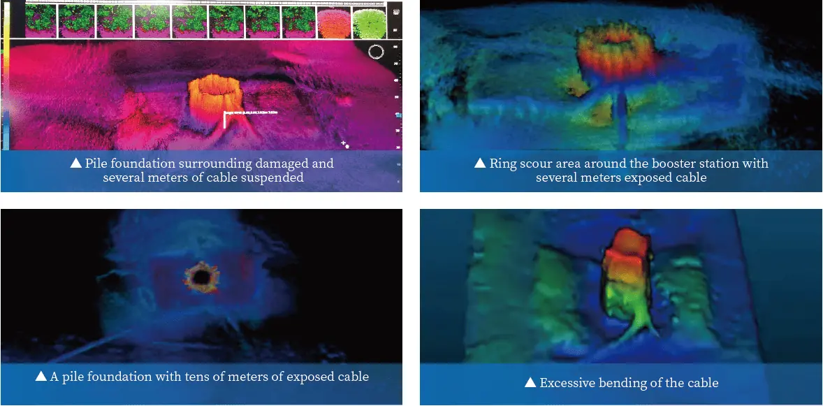 Results of Offshore Wind Farm Scouring and Cable Survey by OceanAlpha USV