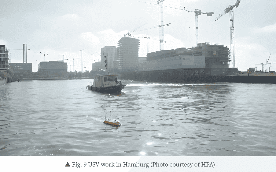 USV work in Hamburg