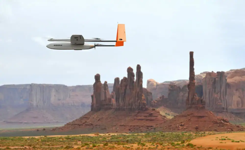 Fixed-wing electric VTOL UAV