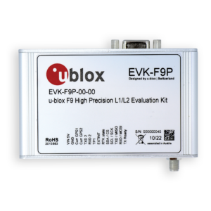 u-blox F9P high precision GNSS evaluation kit