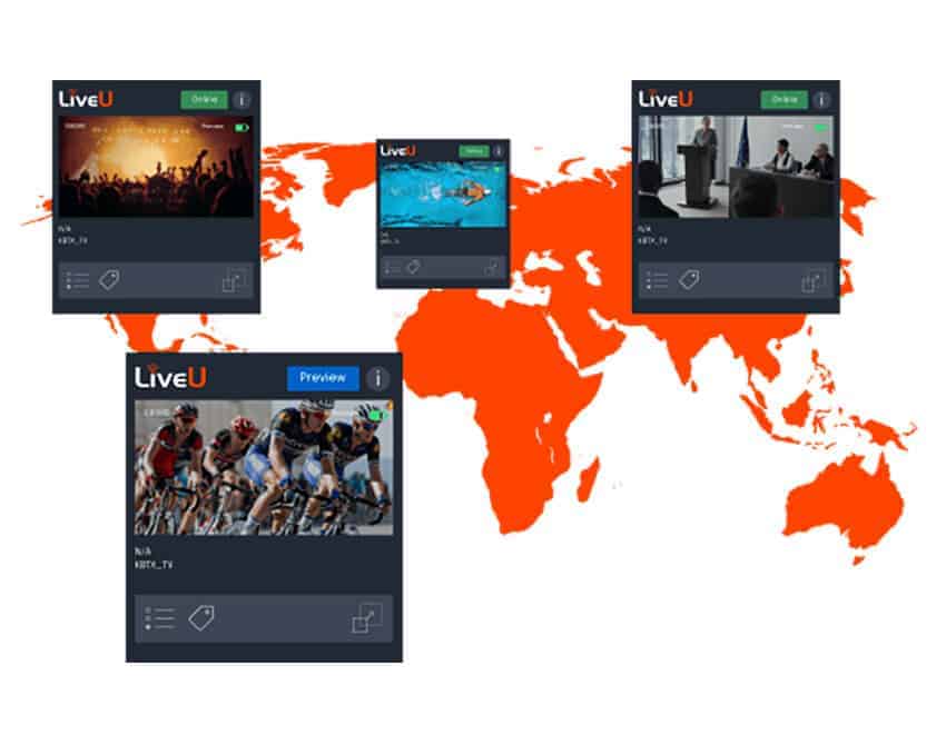LiveU Matrix Advanced cloud-based live streaming platform for drone video distribution