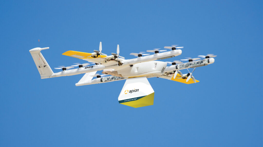 Wing and Apian launching medical drone delivery service in Ireland