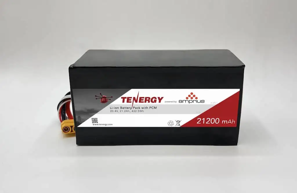 Amprius and Tenergy Launch New Drone Battery Pack